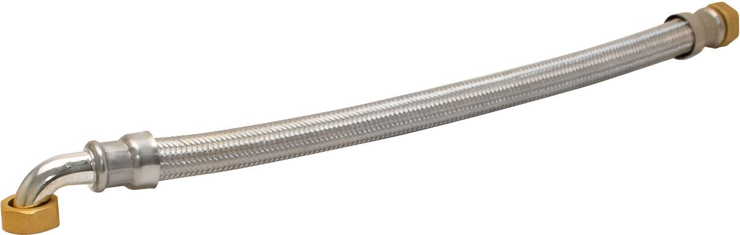 AANSLUITFLEXIBEL + ELLEBOOG VOOR D-SOFT WATERVERZACHTER 4/4" vue 1