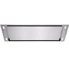 Plafond dampkap inox sky spot 90 cm led verlichting inox vue 1