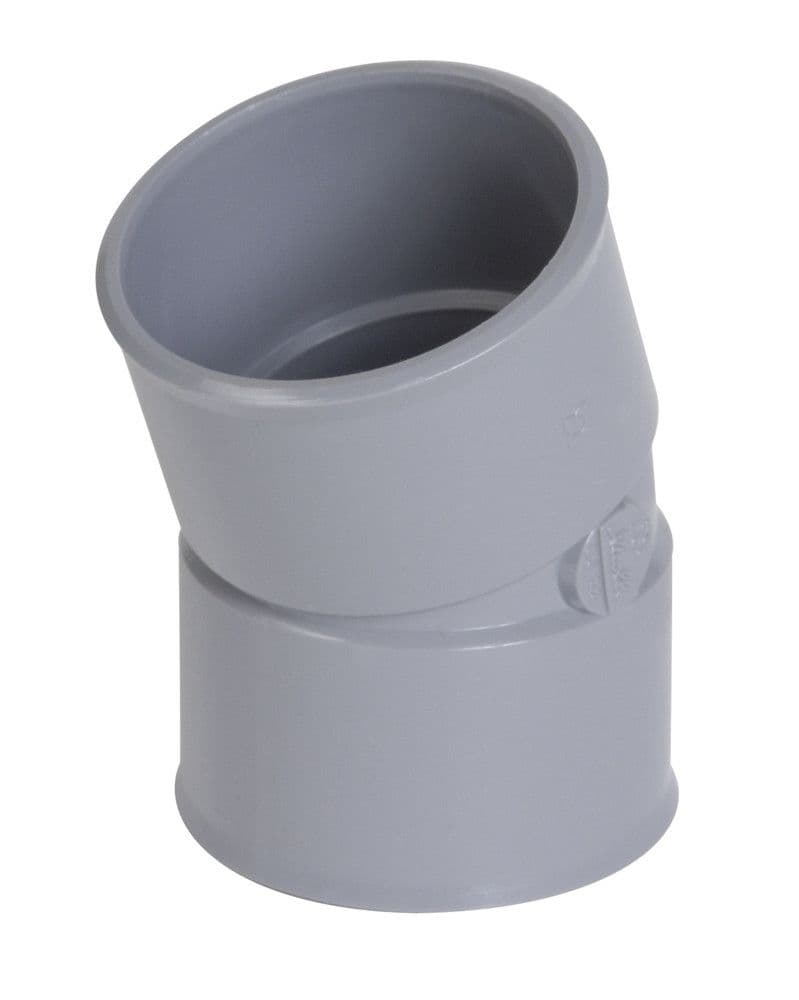 Nicoll raccord à coller PVC coude 20° FF D 100 gris vue 1