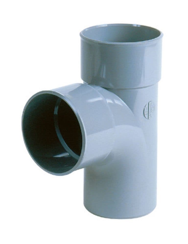 Nicoll raccord à coller PVC Té 87,3° MFF D 40 gris vue 1