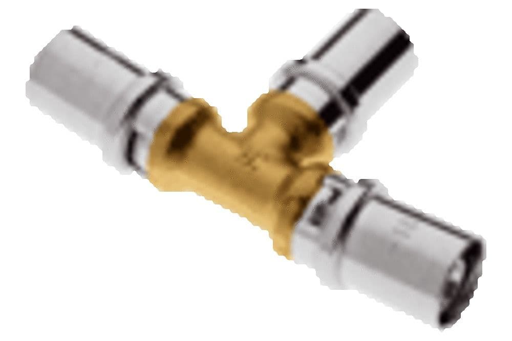 SYSTEMPEX tee réduit tube alu fitting à sertir 50-32-50 vue 1