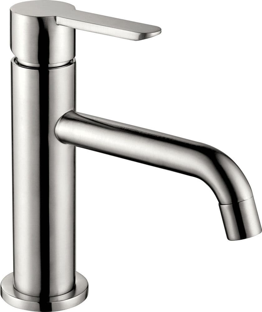 GO Van Marcke Verona mitigeur lavabo avec click-clack nickel brossé vue 1