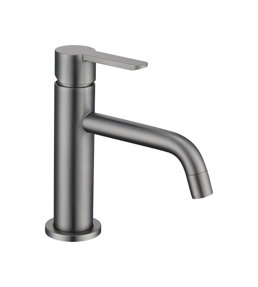 Van Marcke Lana mitigeur lavabo avec click-clack gun metal brossé vue 1