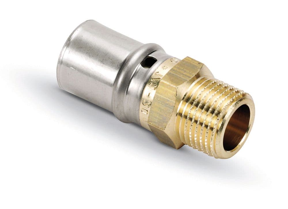 SYSTEMPEX rechte koppeling VPE-Alu-buis persen 40-5/4M vue 1