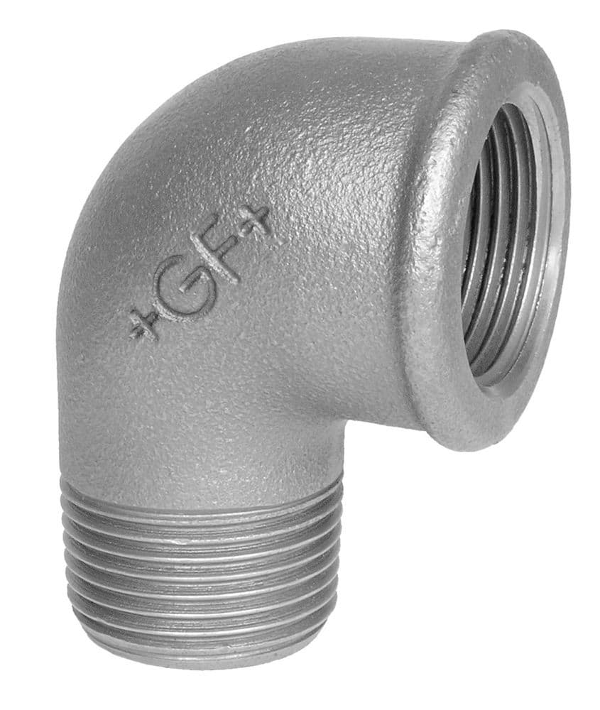 Gegoldg Fischer black nr.92 elbow 90° MF 1/8" vue 1