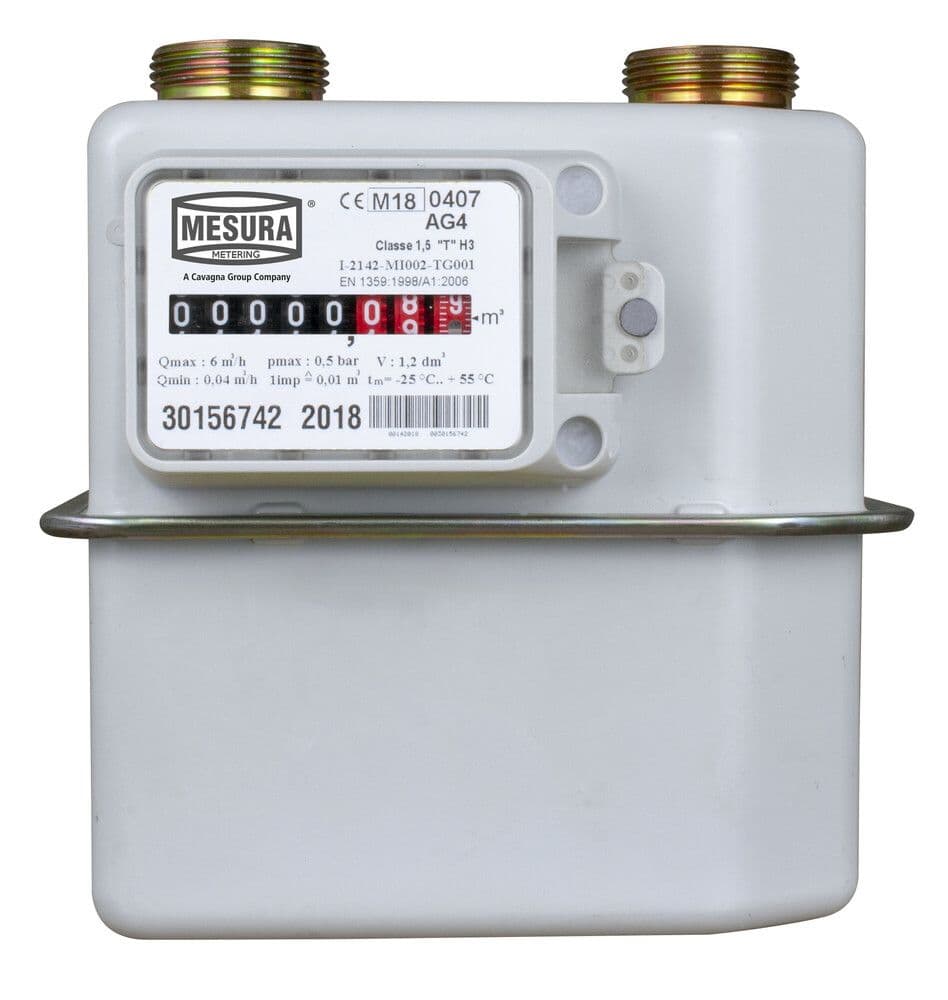 Soper compteur a gaz G4 3/4" 6 m³/h vue 1