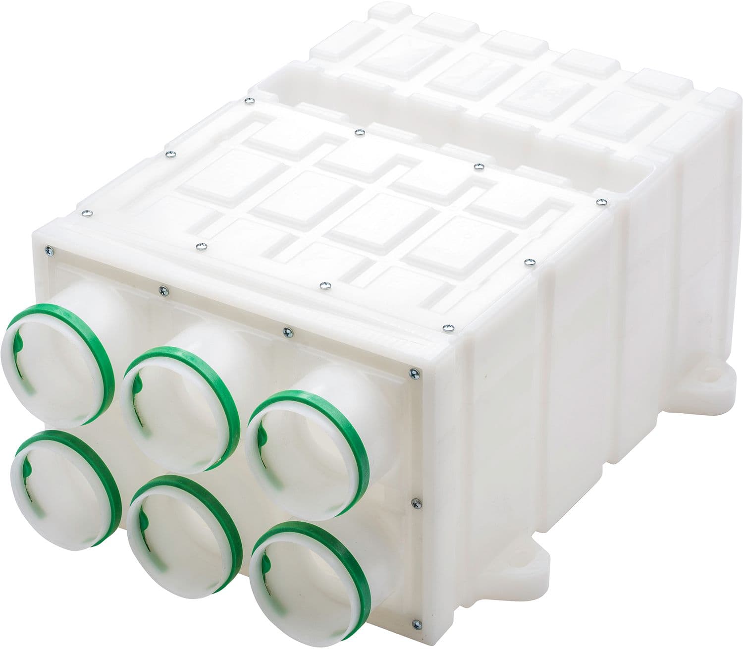 CAISSON COLLECTEUR POUR GAINES D'AIR POUR BETON VASCO 6X90MM