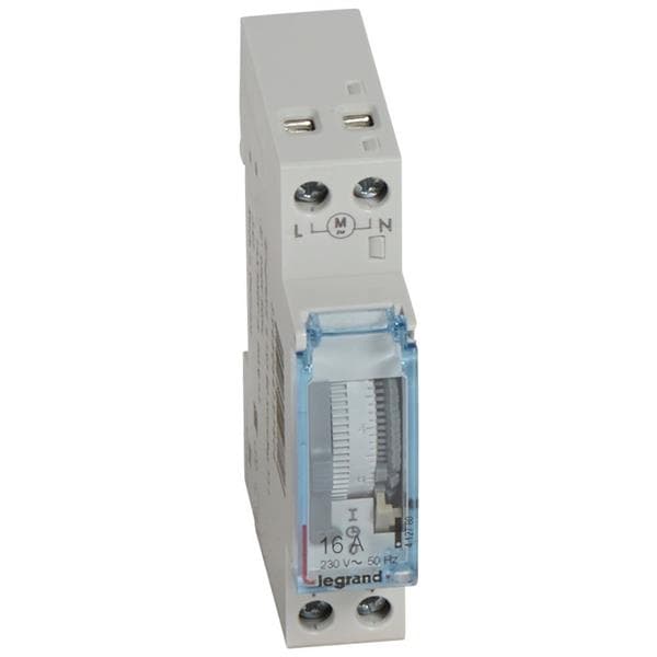 Interrupteur horaire journalier 1 module vertical - 50Hz - manuel