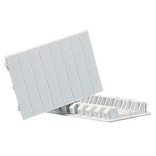 Plaquette d'obturation Blanche 72mm Ral 9010
