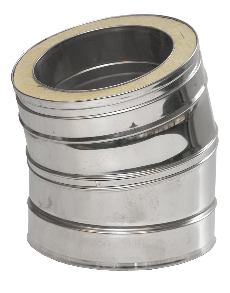 Dinak DW 042 coude 30° D80 inox 316L/304 0,4mm 3cm isolation avec joint