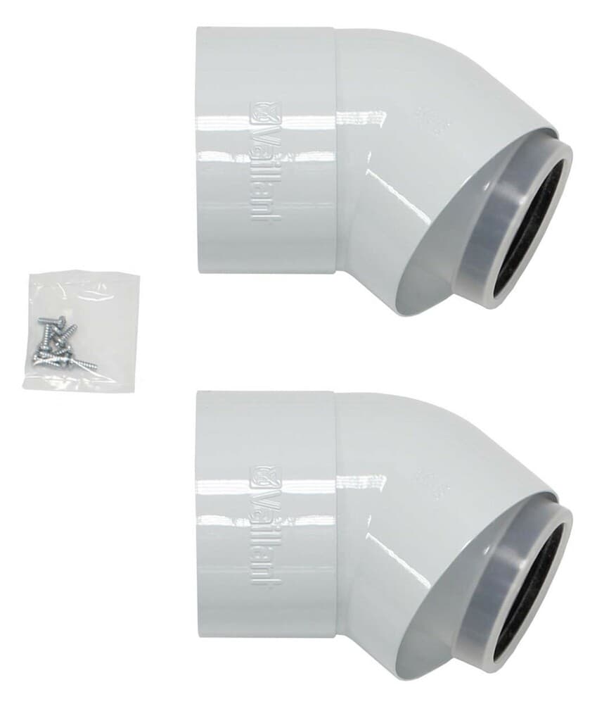 Bulex coude 45° D80/125 2 pièces