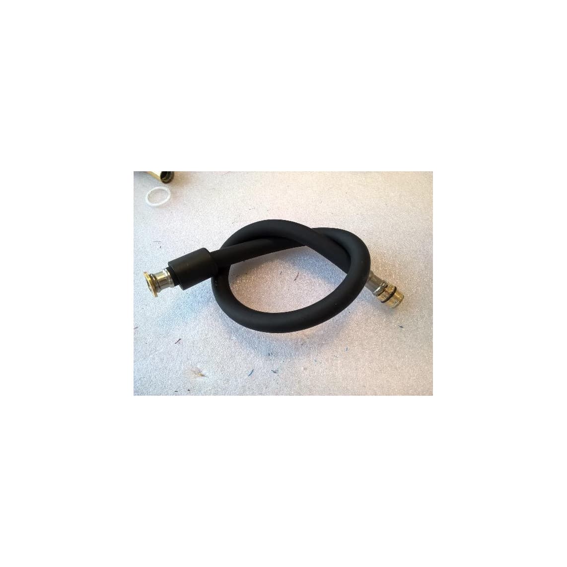 1202654 Tuyau pour douchette lave-vaisselle, noir mat, avec écrou cylindrique, par ex. pour 78176/2