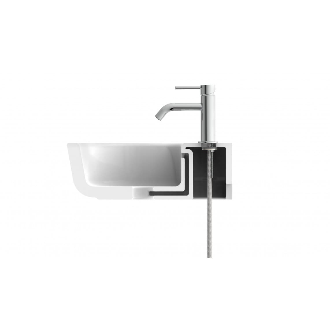 37955 ARAGON Cold water tap, chrome