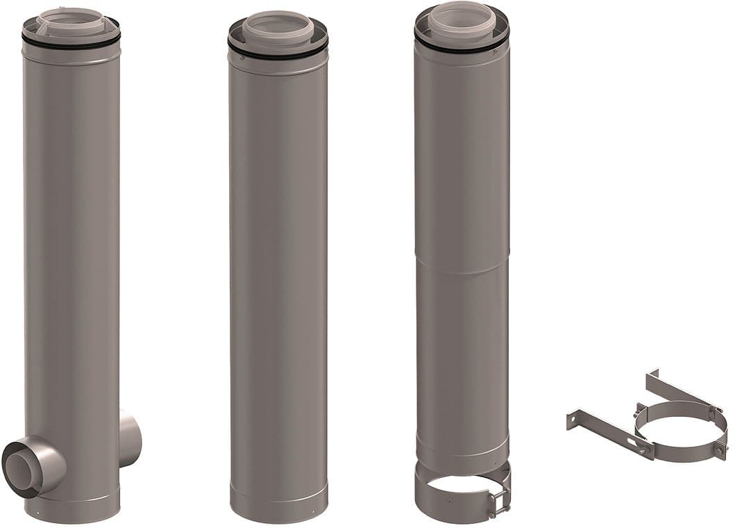 KIT ETAGE CLV PP/GALVA 2 CHAUDIERES 180° 160/250 UBBINK