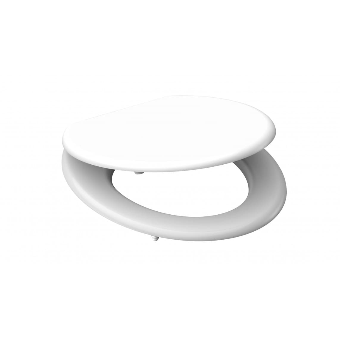 84000 WC-bril met houtkern WHITE