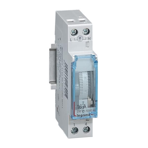 Interrupteur horaire journalier 1 module vertIcal - 100h - 50 / 60Hz - manuelle
