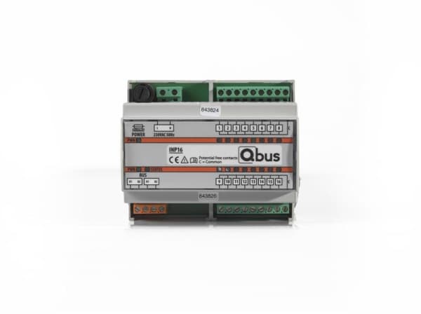 Module d'entrée Din rail (16 x externe - 0 Volt)