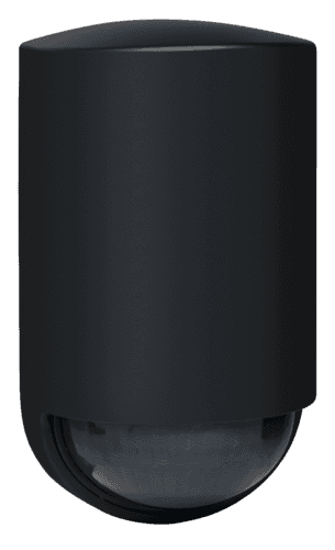 Détecteur de mouvement, 230 V, 13 m, 180°, IP54, pour montage en saillie, couleur anthracite