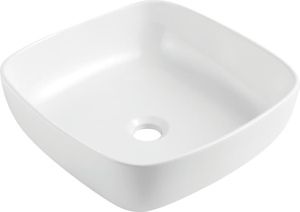 GO by Van Marcke Anubis lavabo à poser 40 x 40 cm blanc