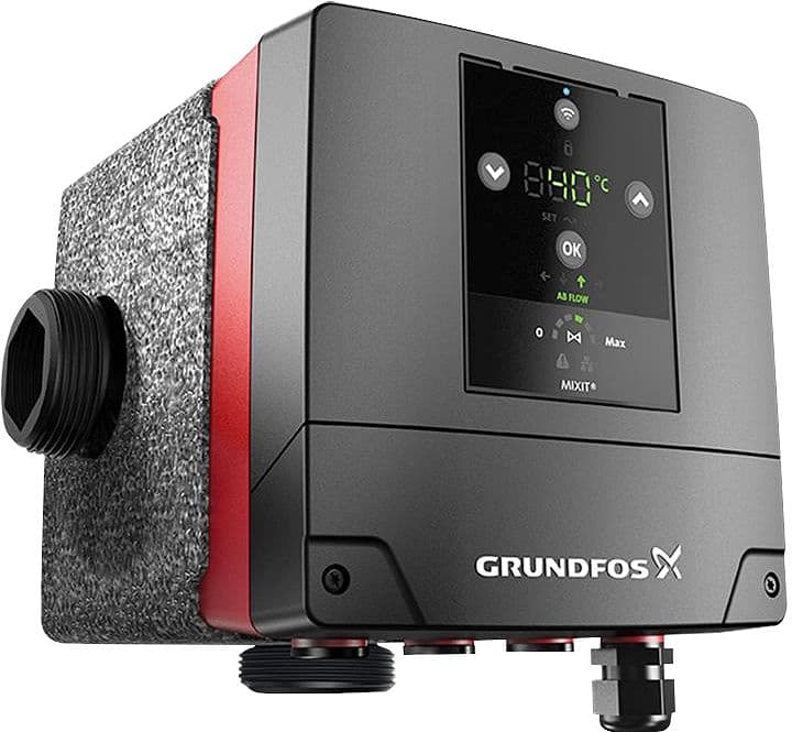 GROUPES DE MÉLANGE MIXIT RACCORD FILETÉ 25-6,3 GAUCHE GRUNDFOS