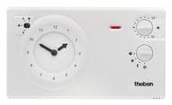 Thermostat à horloge 2 x 1.5V 24 heures / 7 jours 1CO 6A