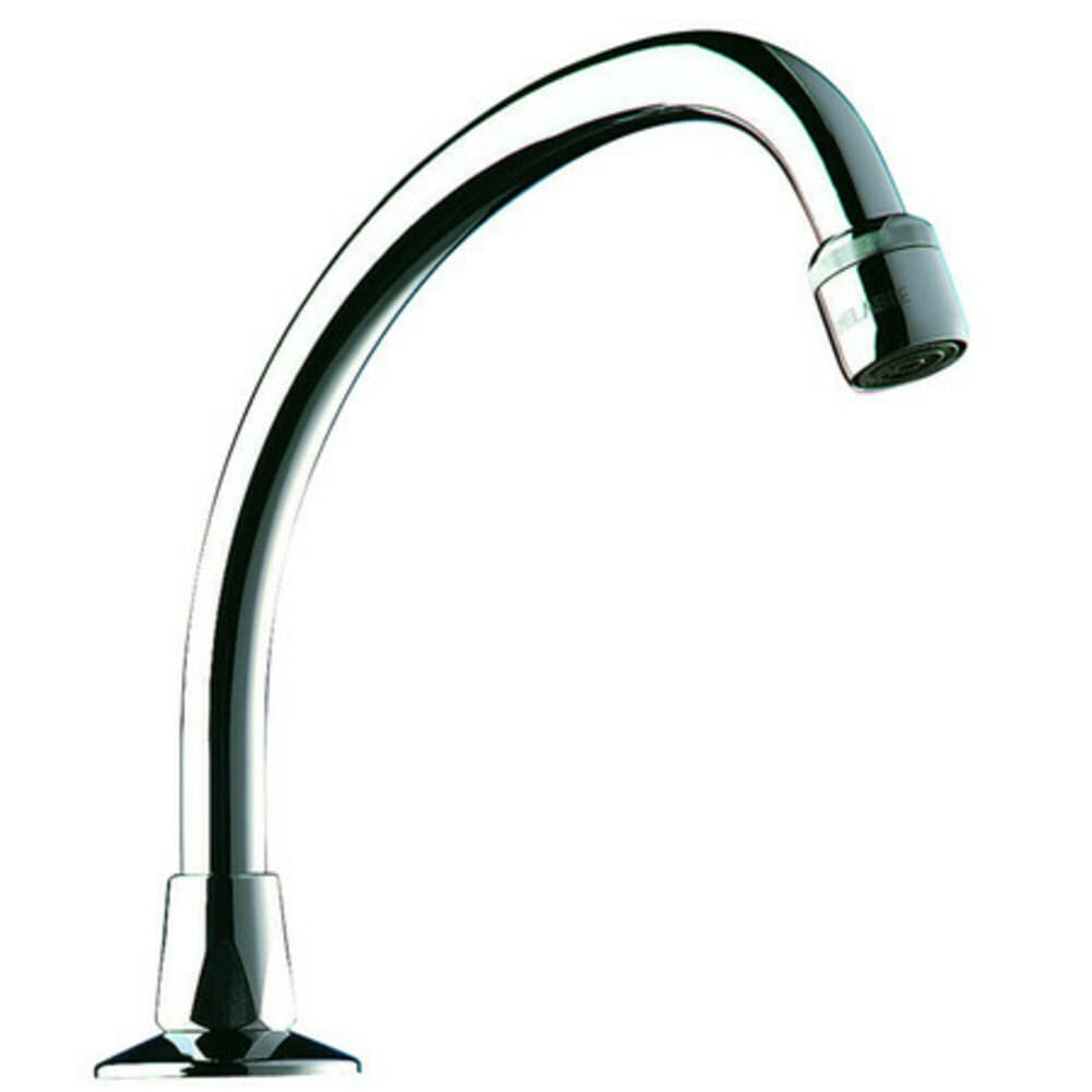 Delabie Tempostop lavabo à bec mobile laiton chromé L150mm