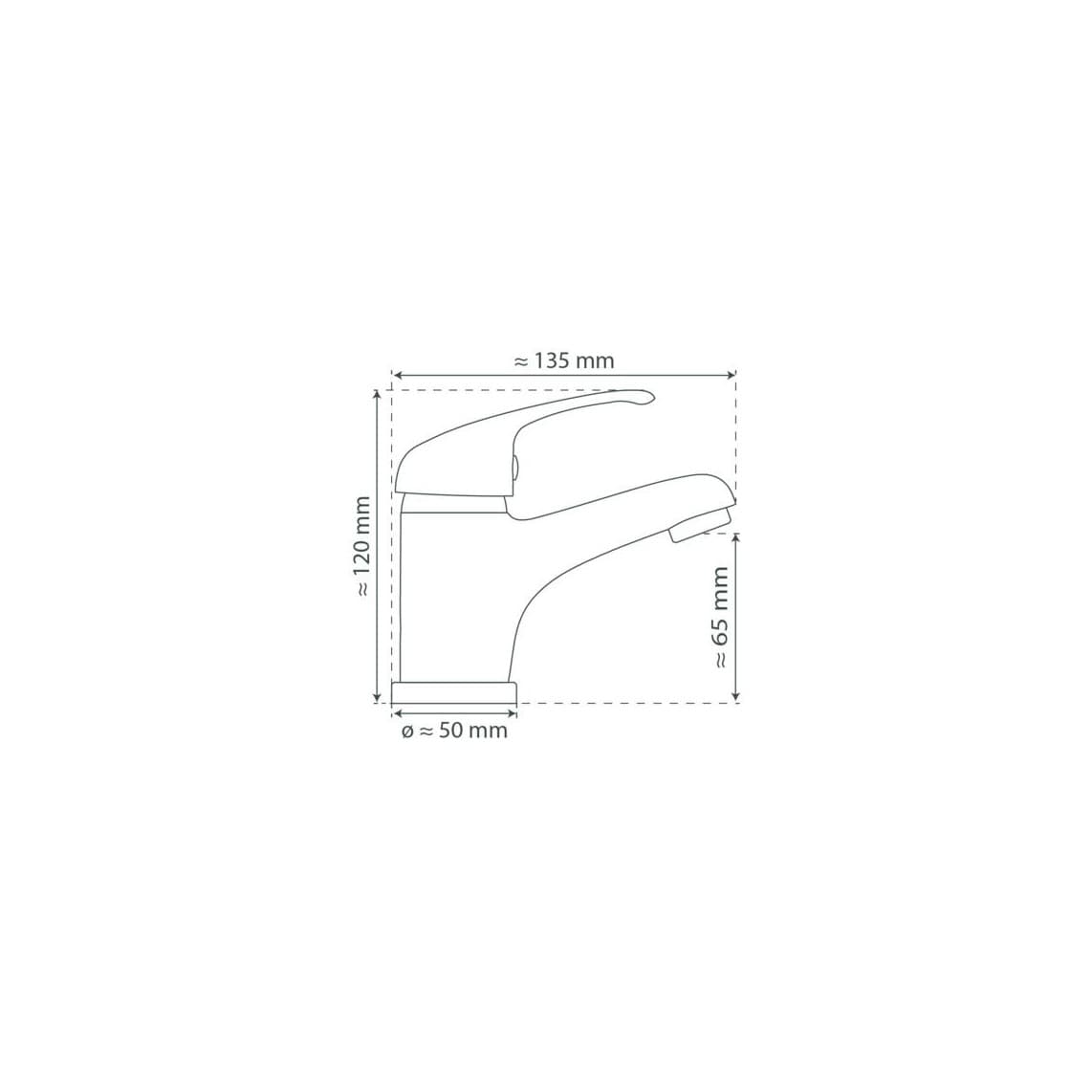 77010 ATHOS Mitigeur lavabo, chromé