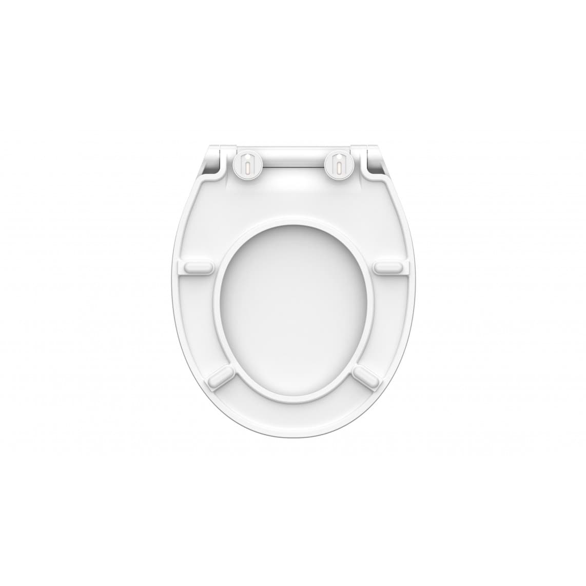 82700 abattant WC en Duroplast SLIM WHITE, avec frein de chute et déclipsable