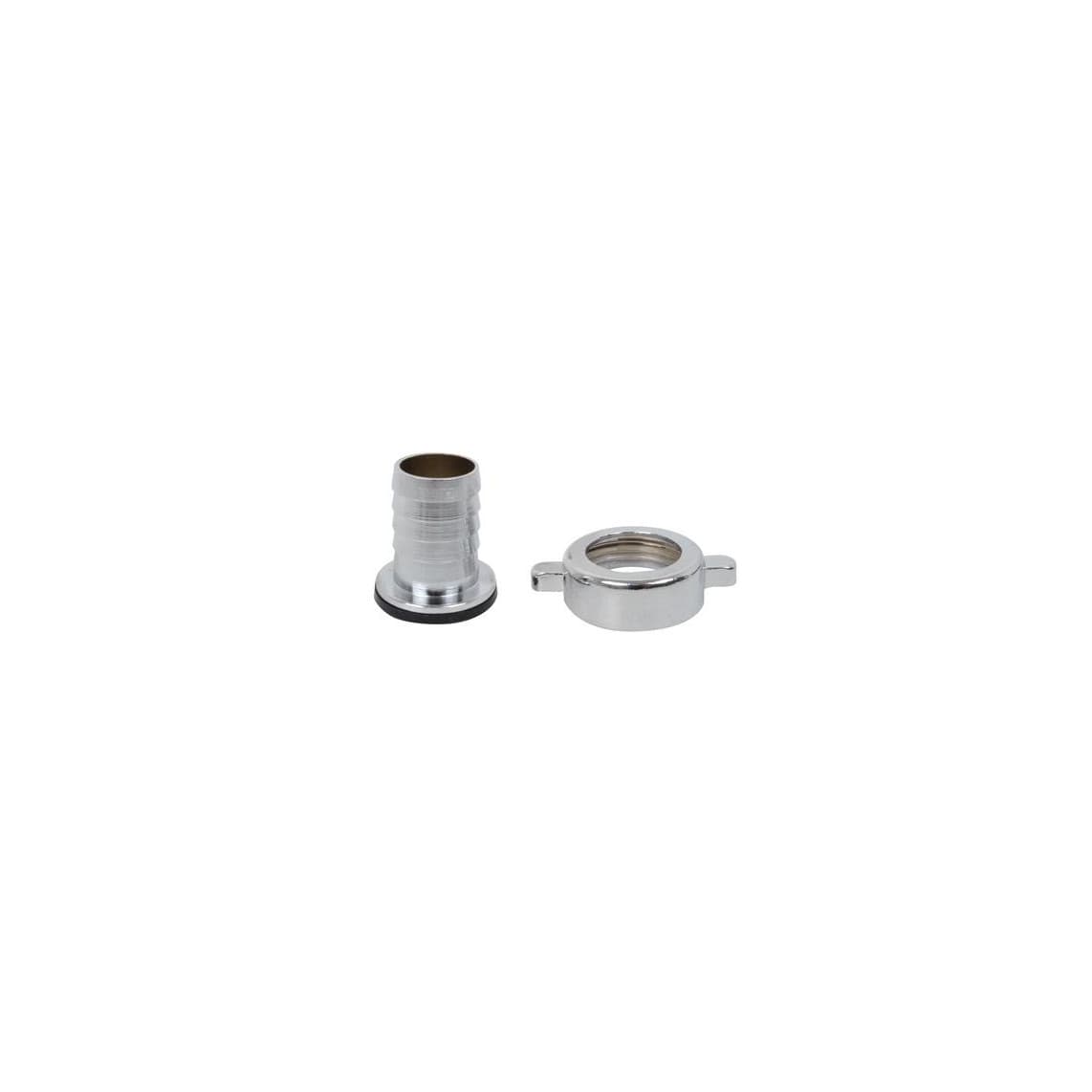 989550148 LT raccord à visser pour flexible, chromé, 1/2"M x 3/8"T