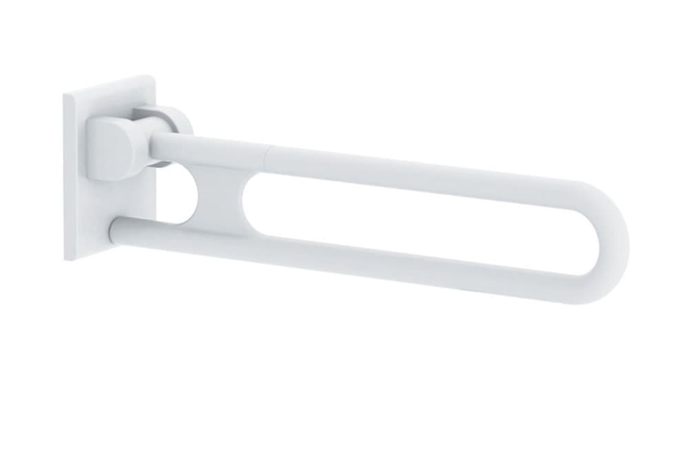 Normbau Nylon Care 300 barre appui rabattable L850mm nylon 100kg blanc