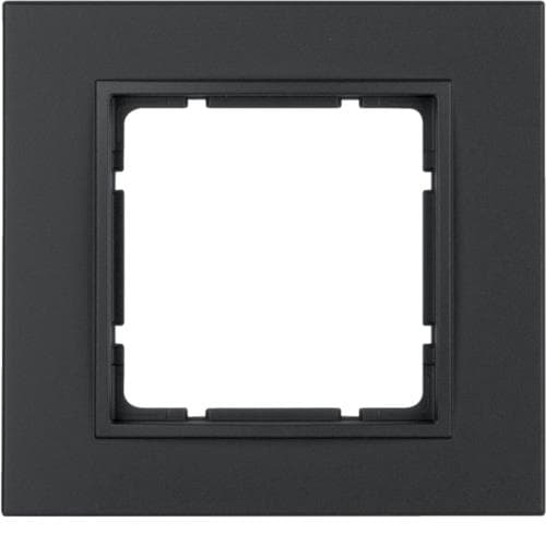 Plaque de recouvrement 1 poste Berker B.7 Anthracite, mat