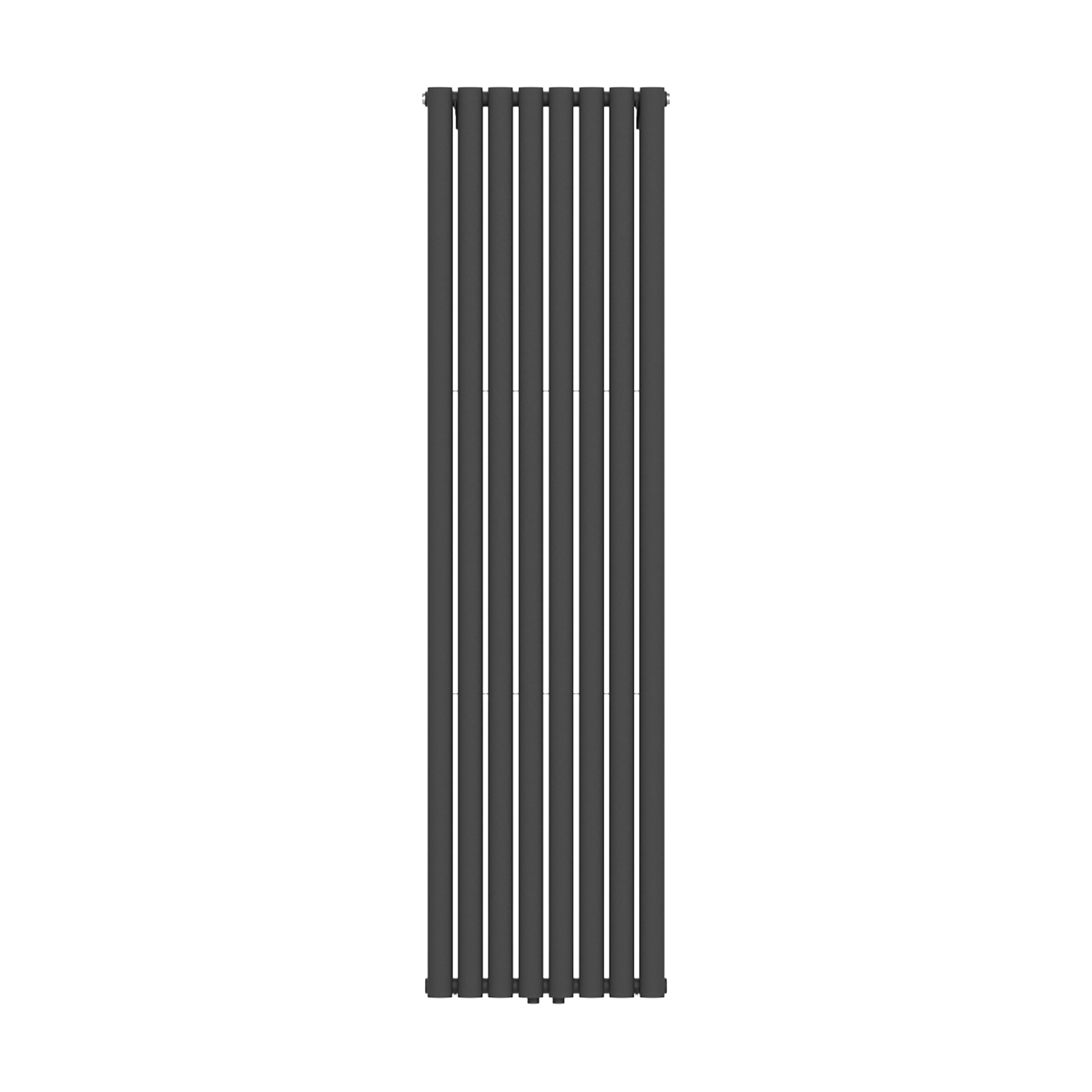 VERTI OVAL RADIATEUR - 1800X480 - DOUBLE - 2X8 ÉLÉMENTS - 1640W - NOIR MAT
