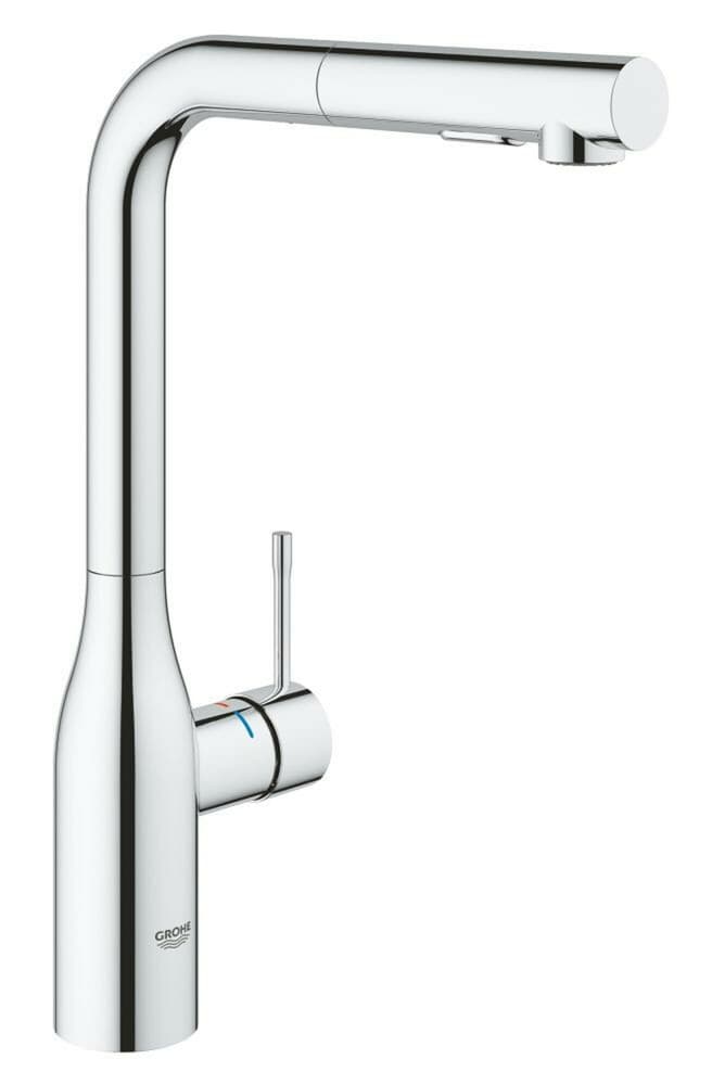 Grohe Essence mitigeur évier monocommande monotrou bec L chromé
