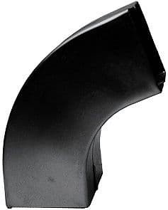 COUDE ZINC 100MM CARRE 72GR.