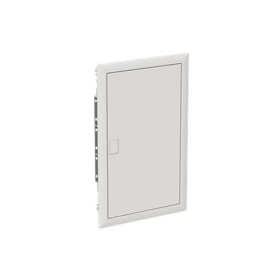 Armoire à fusibles encastrée UK600, 3 rangées de 36 modules extensible à 42 mod., avec porte pleine
