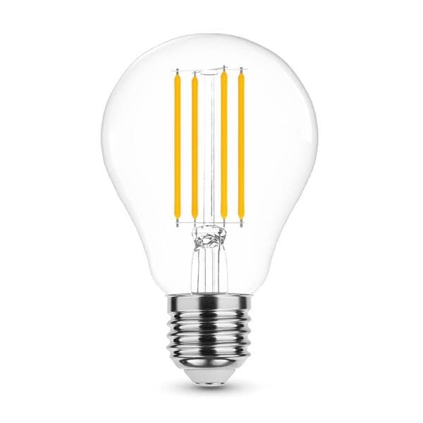 Lampe filament Led A60 - 8W - E27 - 2700K - 360° - 1055lm - dimmable