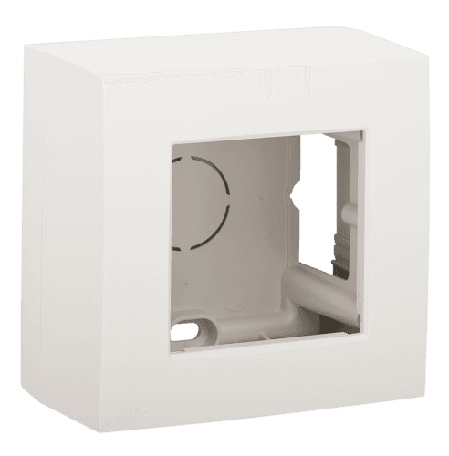 Kit de montage en saillie simple pour une fonction encastrée, couleur white
