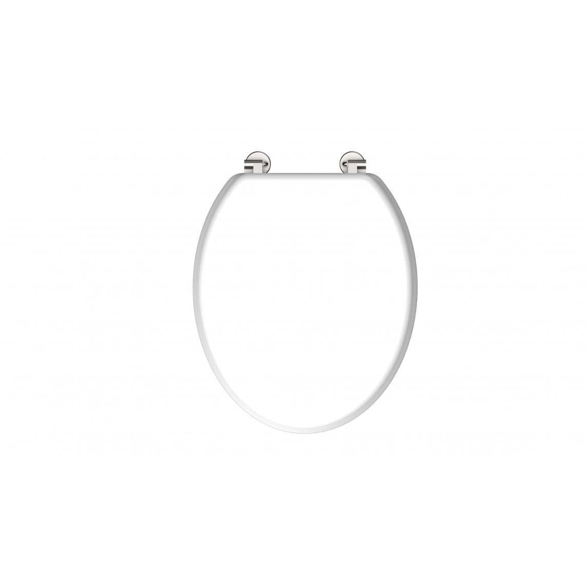 84000 WC-bril met houtkern WHITE