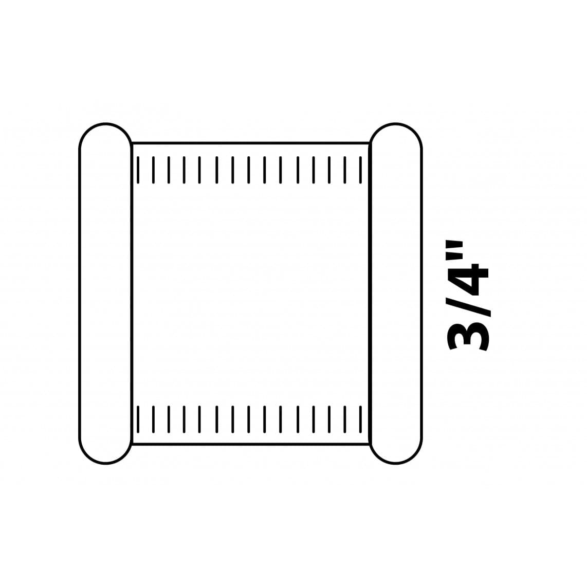 989363155 LT manchon double, chromé, 3/4" F