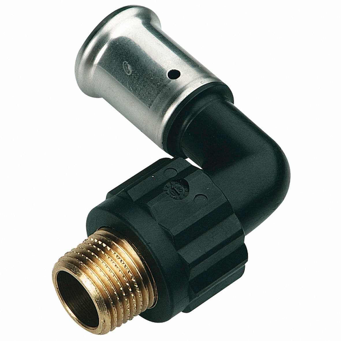 COUDE A SERTIR 20MM-3/4"M SYNTHETIQUE HENCO
