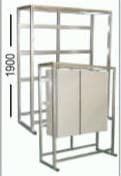 Statif de protection galvanisé 1900 x 1500 x 650mm