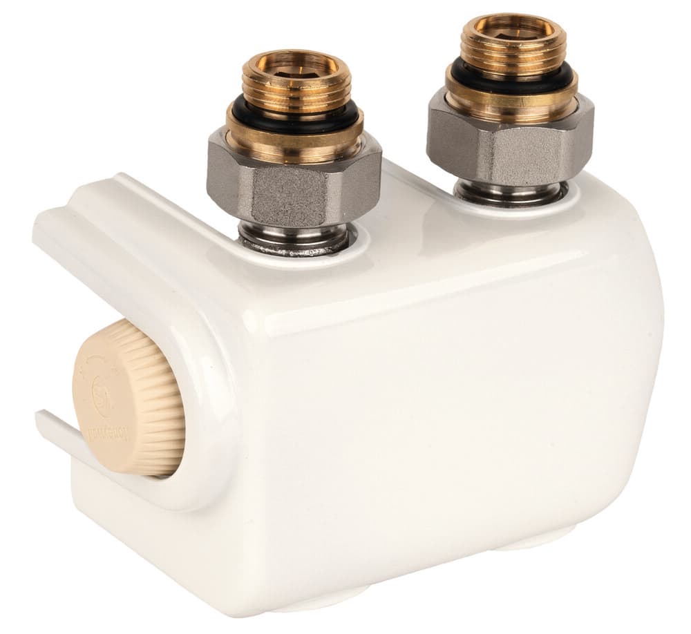 Honeywell Home Therafix bloc H monotube 1/2" + 3/4" blanc