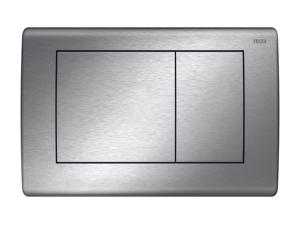 Tece TecePlanus plaque de commande duo inox brossé