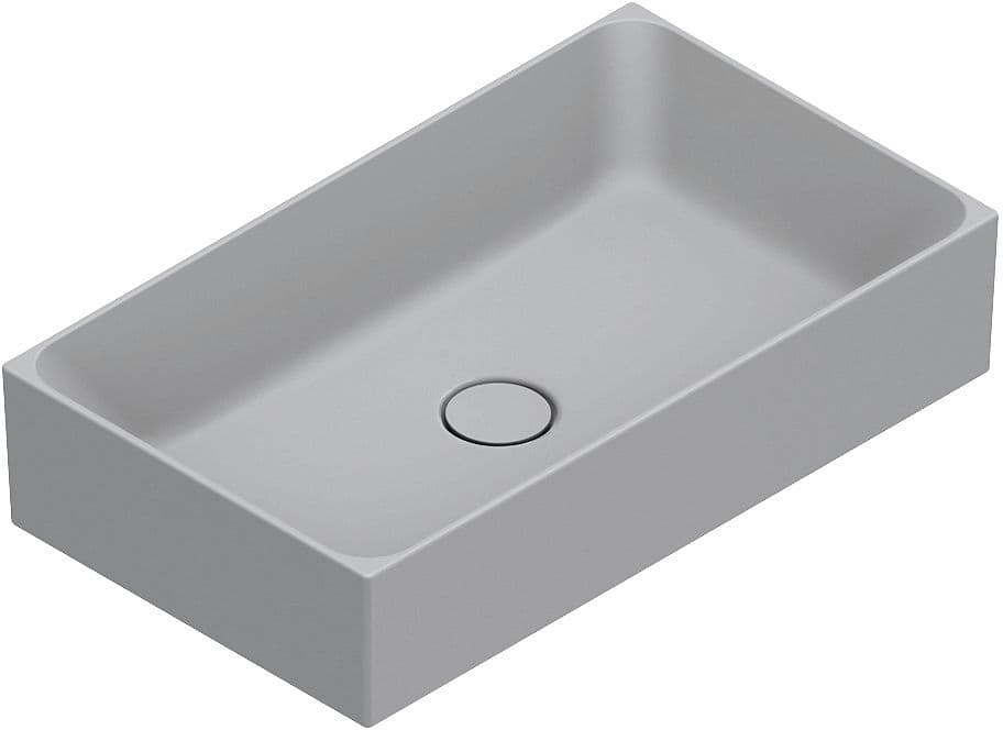 VASQUE A POSER PREMIUM CATALANO CATAGLAZE+ 60X35 H13 SANS TROP-PLEIN CEMENTO SATINATO