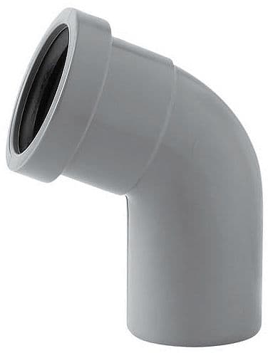 COUDE PVC EUPEN 67°. 75MM RA2B