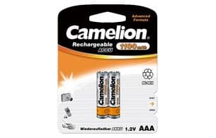 Camelion - pile rechargeable Ni-Mh - AAA / LR3 - 1000mAh - 2 pièces
