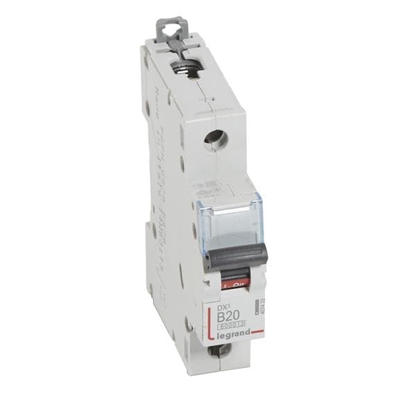 Disjoncteur DX³ 6000A / 10kA 1 pôle courbe B 20A 230 / 400V - 1 module