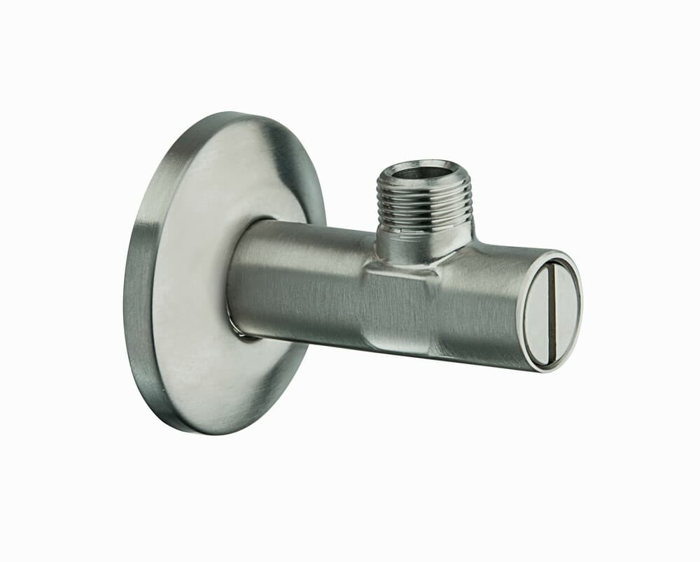 Nero robinet d'arrêt design nickel brossé