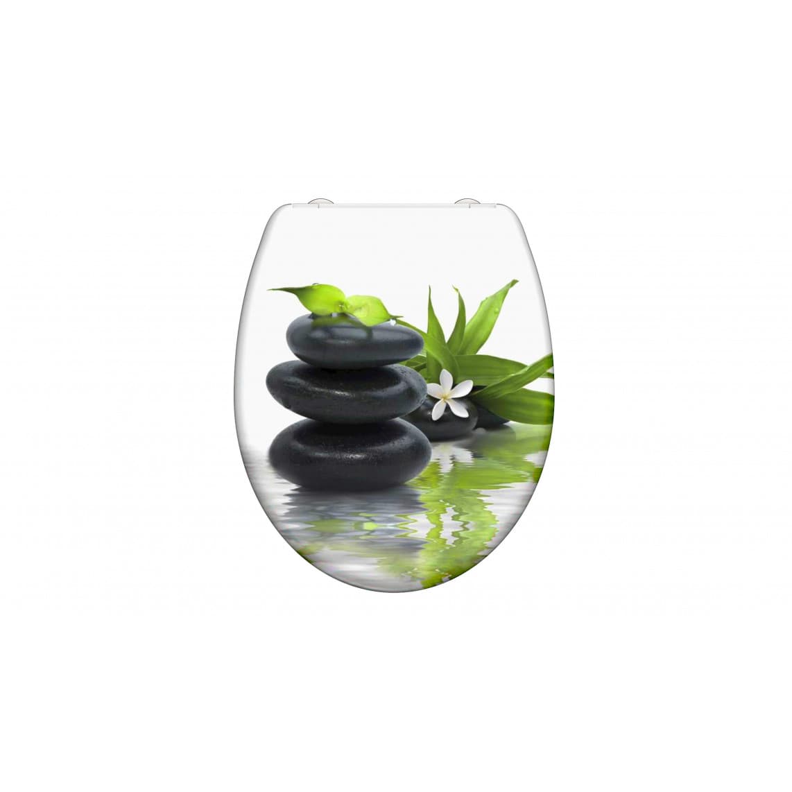 82367 abattant WC en Duroplast JASMIN, avec frein de chute et déclipsable