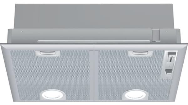 Hotte IQ300 extracteur 53cm, Silver, 3 niveaux + 1 intensif, 362 / 618,1m³ / h, 56dB, interrupteur à